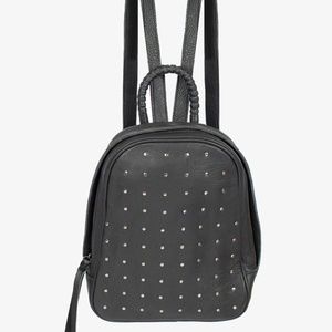 Cleobella Clarence Black Leather Studded Backpack